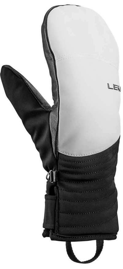 Guantes LEKI Vallarta Base Zero para mujer, blanco-negro